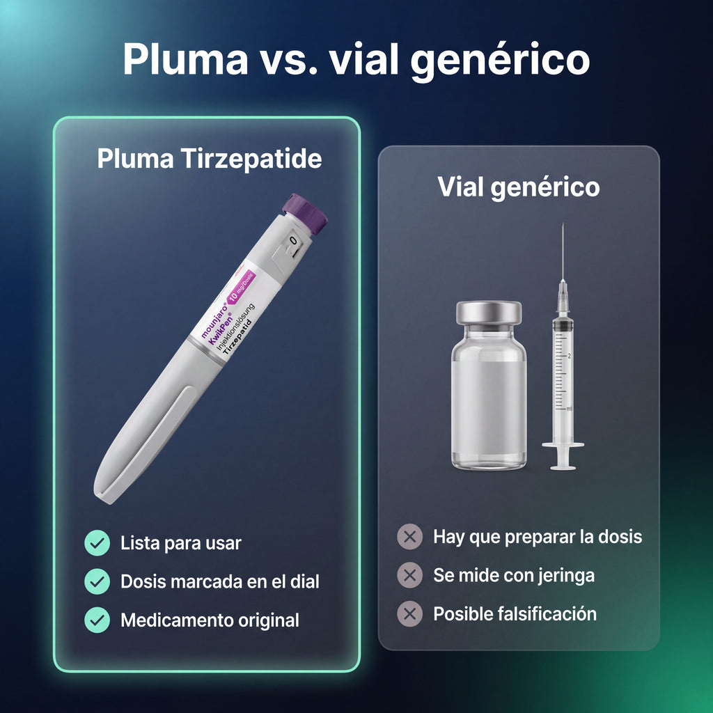 Tirzepatide - comparación