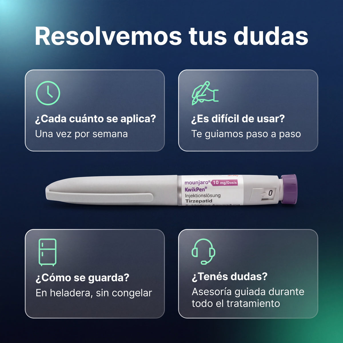 Tirzepatide - preguntas frecuentes