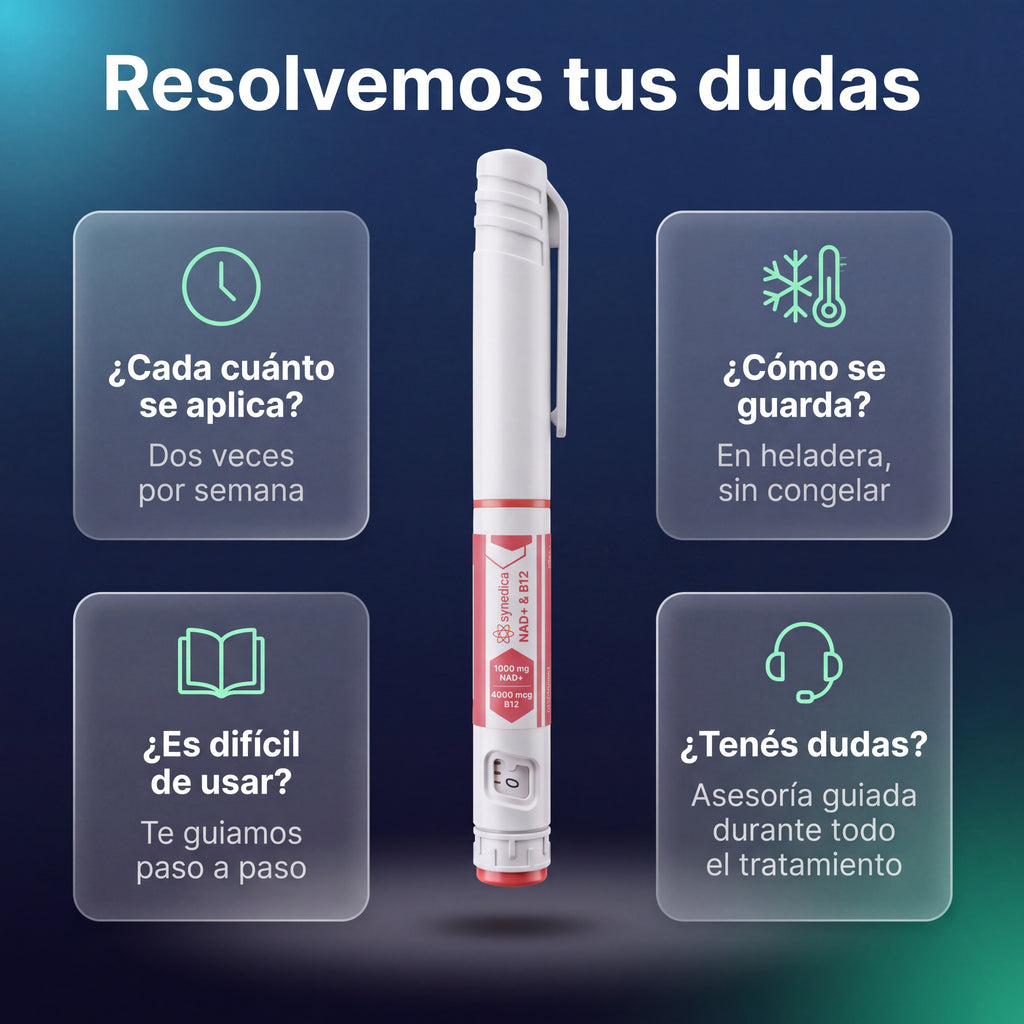 NAD + B12 - preguntas frecuentes